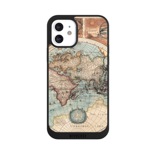 Apple iPhone 12 NIVOpure Vintage Weltkarte