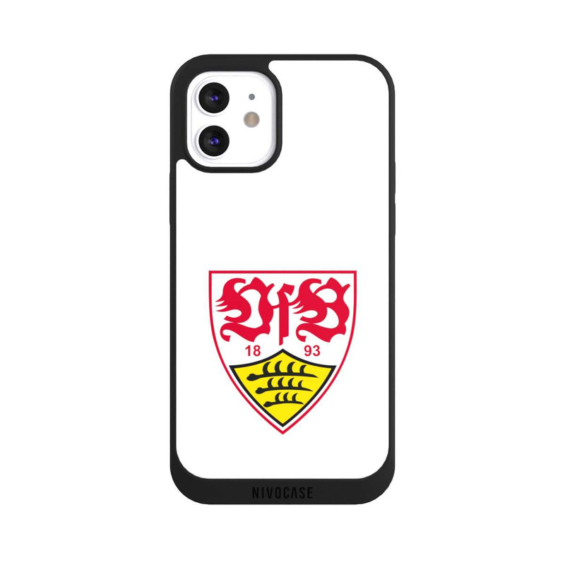 iPhone 12 NIVOpure VfB Stuttgart Wappen Weiß