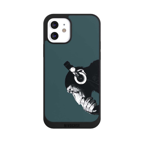 Apple iPhone 12 NIVOpure Denkender Affe Blau