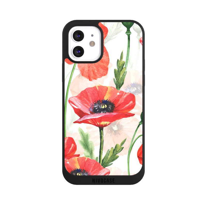 iPhone 12 NIVOpure Watercolor Poppies