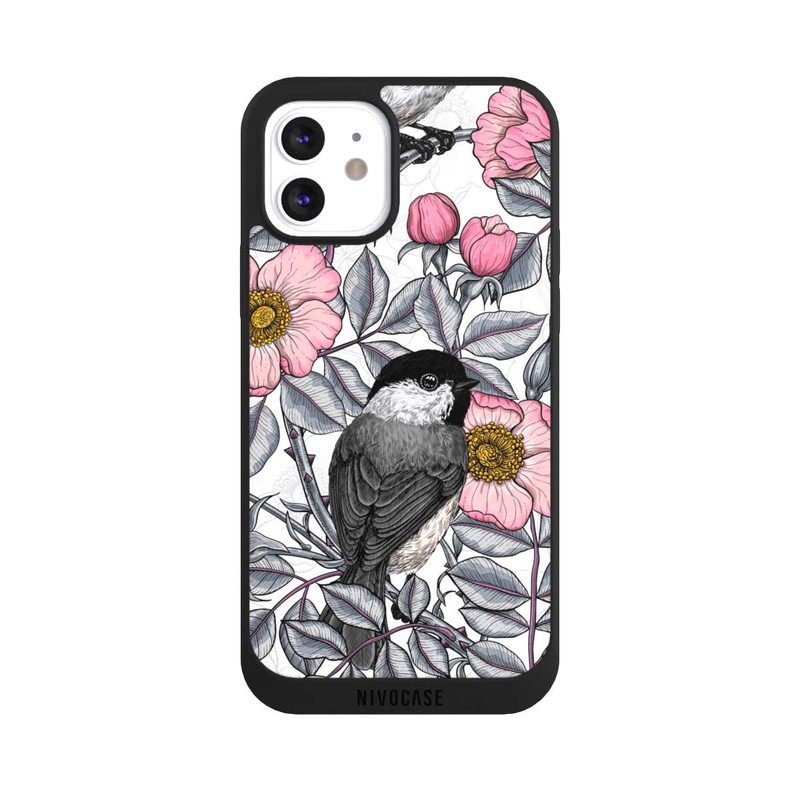 iPhone 12 NIVOpure Chickadees and Wild Rose