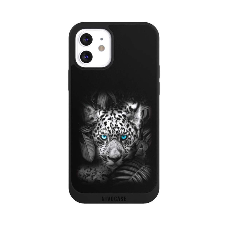 iPhone 12 NIVOpure Jaguar Schwarz Dschungel