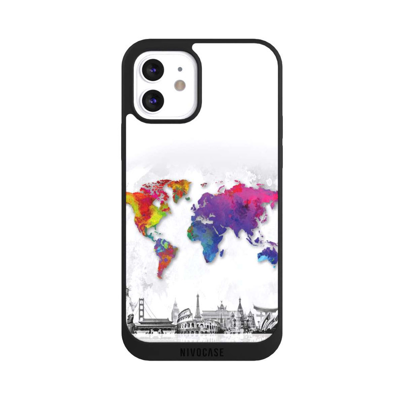 iPhone 12 NIVOpure Worldmap with Skyline
