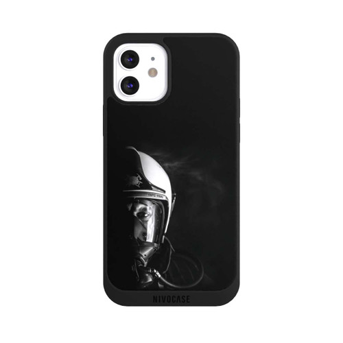Apple iPhone 12 NIVOpure Firefighter Closeup Black