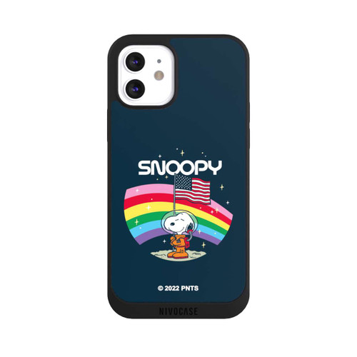 Apple iPhone 12 NIVOpure Snoopy Weltraumreisender Regenbogen
