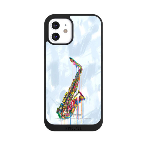 Apple iPhone 12 NIVOpure Saxophone Art By P.D. Moreno