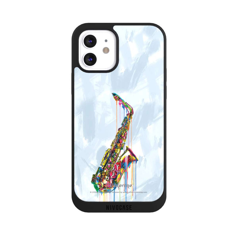iPhone 12 NIVOpure Saxophone Art By P.D. Moreno