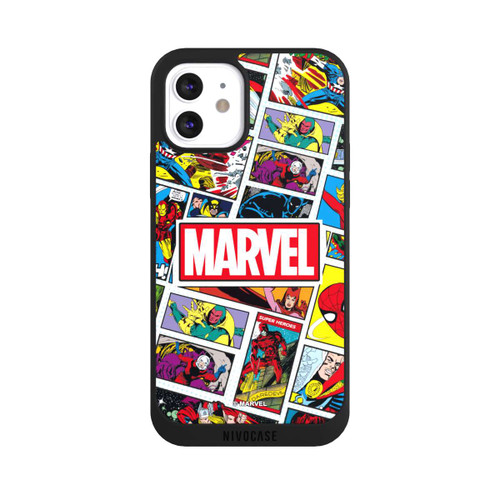 Apple iPhone 12 NIVOpure Marvel Comic Pattern