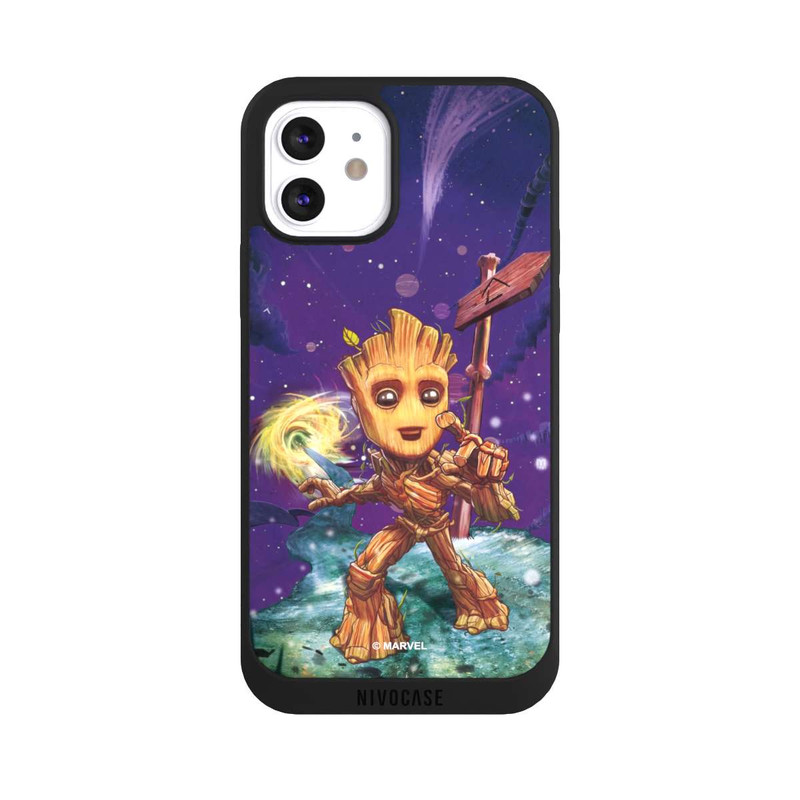 iPhone 12 NIVOpure Baby Groot Galaxy Touch