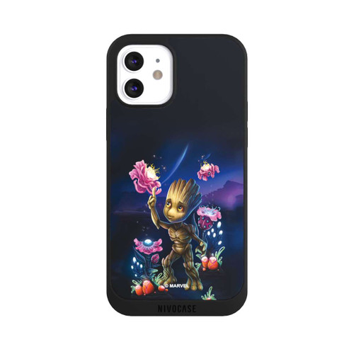 Apple iPhone 12 NIVOpure Baby Groot Fleurs