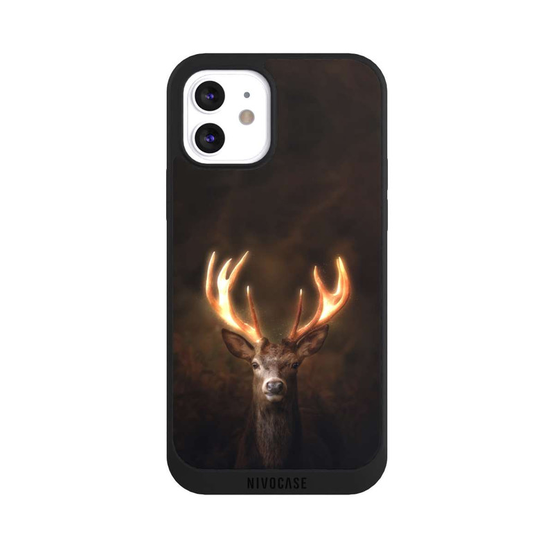 iPhone 12 NIVOpure Bois de cerf dorés