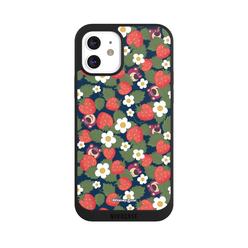 iPhone 12 NIVOpure Lotso Toy Story Strawberry Flower Pattern