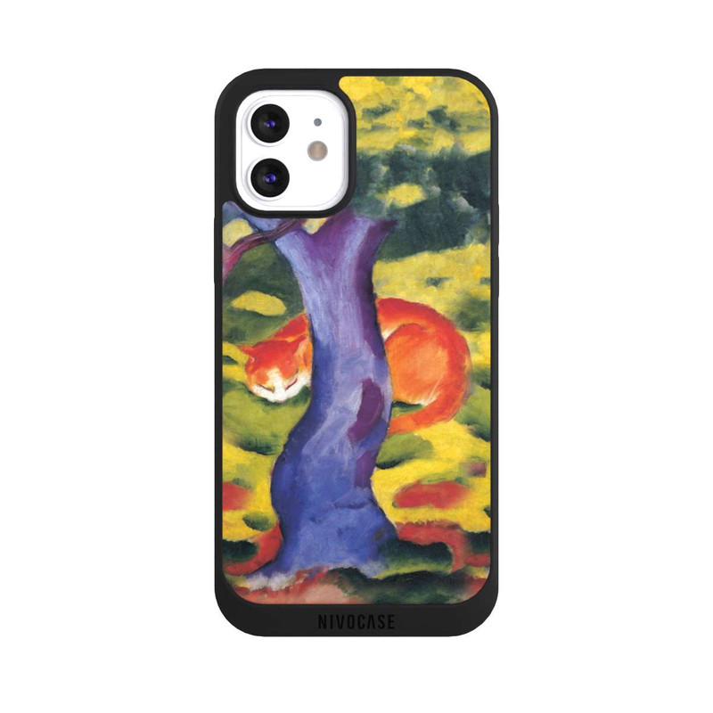 iPhone 12 NIVOpure Cat Behind Tree by Franz Marc