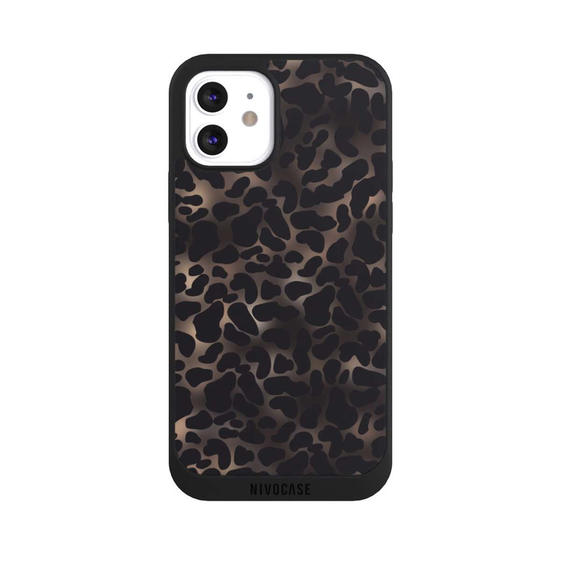 iPhone 12 NIVOpure Leo-Muster dunkel