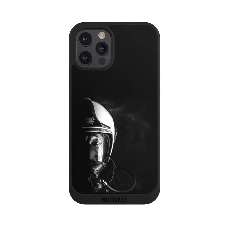 iPhone 12 Pro NIVOpure Firefighter Closeup Black
