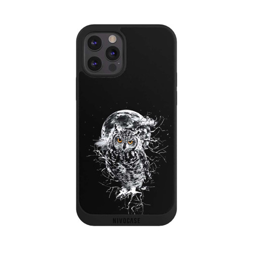 Apple iPhone 12 Pro NIVOpure Owl in black/white