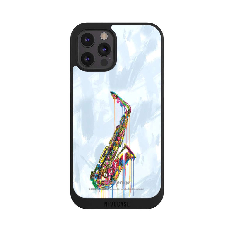 iPhone 12 Pro NIVOpure Saxophone Art By P.D. Moreno