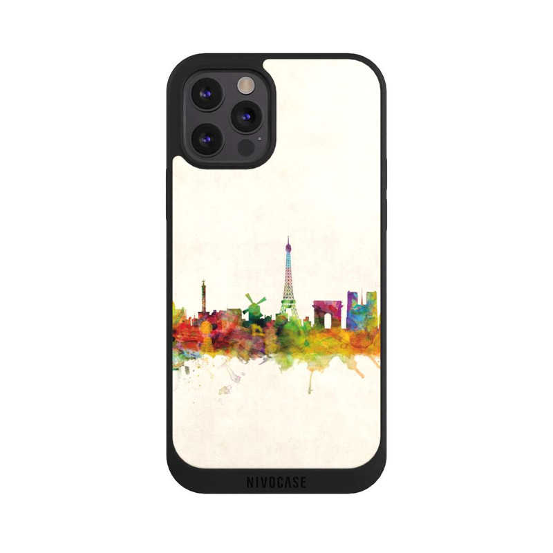 iPhone 12 Pro NIVOpure Paris Skyline Vintage Background
