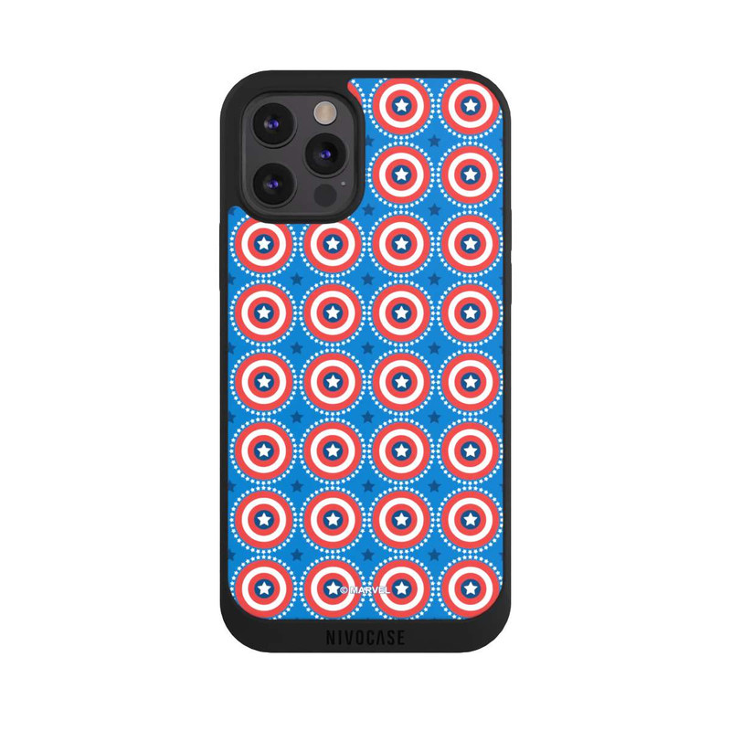 iPhone 12 Pro NIVOpure Captain American Shield Pattern