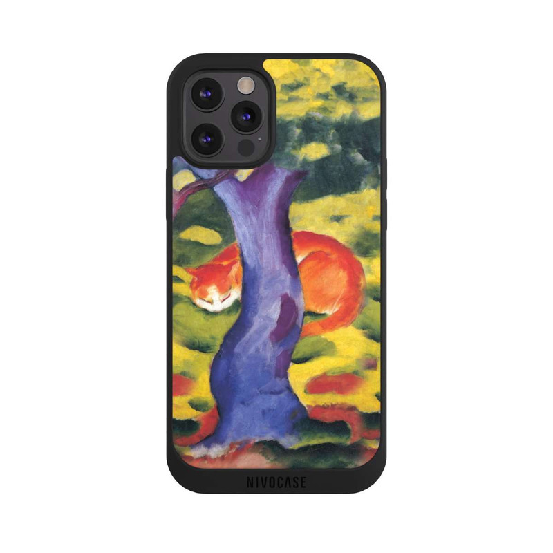 iPhone 12 Pro NIVOpure Katze hinter Einem Baum von Franz Marc