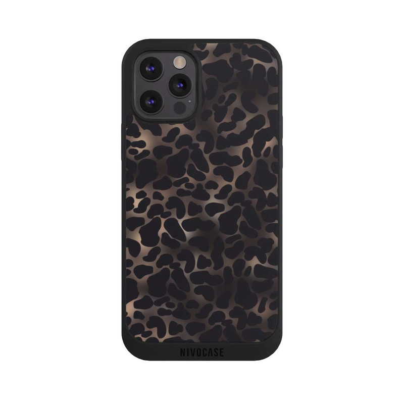 iPhone 12 Pro NIVOpure Leo-Muster dunkel