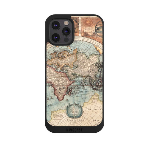 Apple iPhone 12 Pro Max NIVOpure Vintage Weltkarte