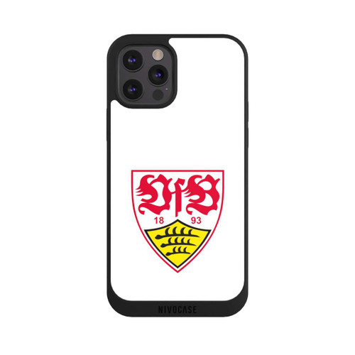 Apple iPhone 12 Pro Max NIVOpure VfB Stuttgart Wappen Weiß