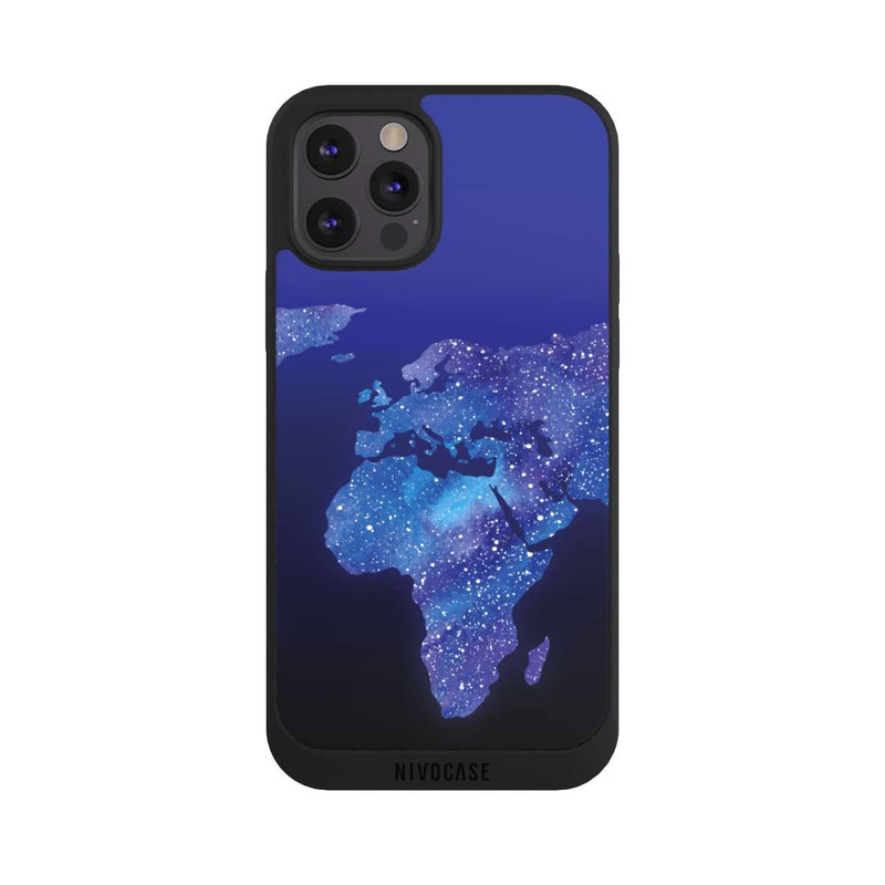 iPhone 12 Pro Max NIVOpure Carte du Monde Cosmique