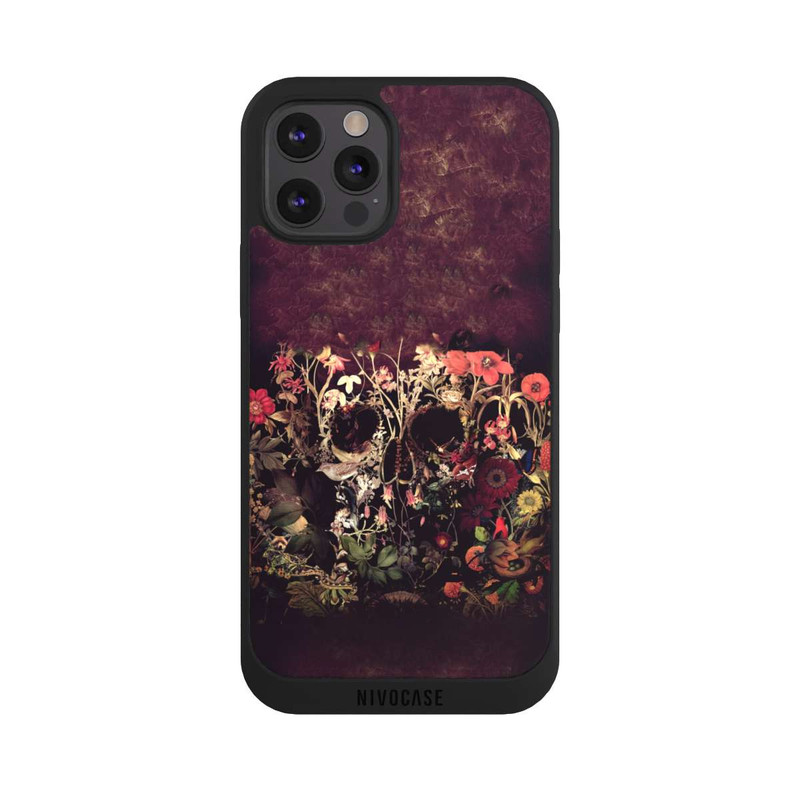 iPhone 12 Pro Max NIVOpure Crâne Fleurs Mortes