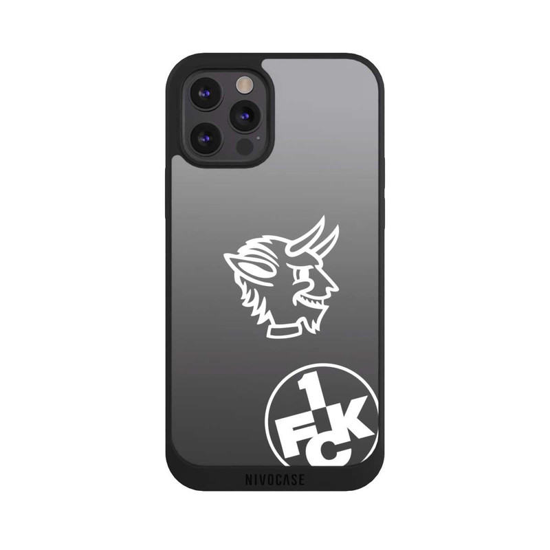 iPhone 12 Pro Max NIVOpure Teufelskopf FCK auf Schwarz