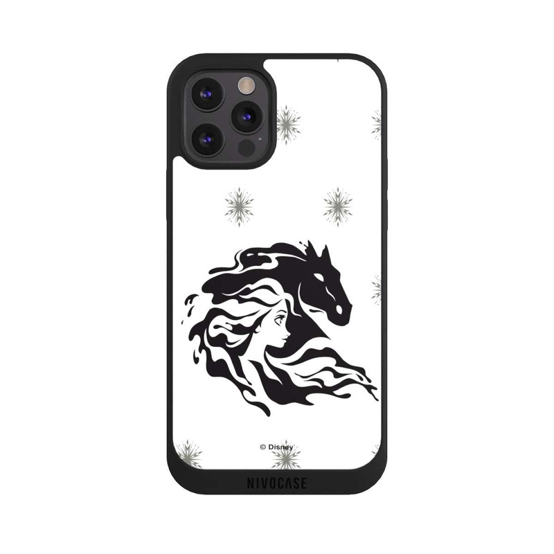 iPhone 12 Pro Max NIVOpure Elsa Nokk la Reine des Neiges 2 Noir et Blanc