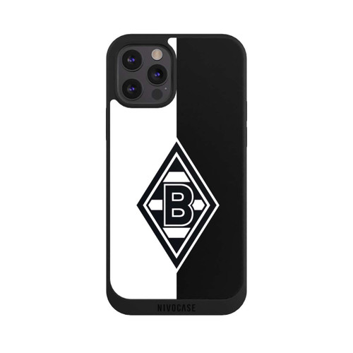 Apple iPhone 12 Pro Max NIVOpure Borussia Raute Schwarz-Weiss