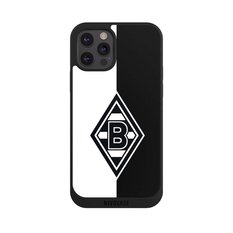 iPhone 12 Pro Max NIVOpure Borussia Raute Schwarz-Weiss
