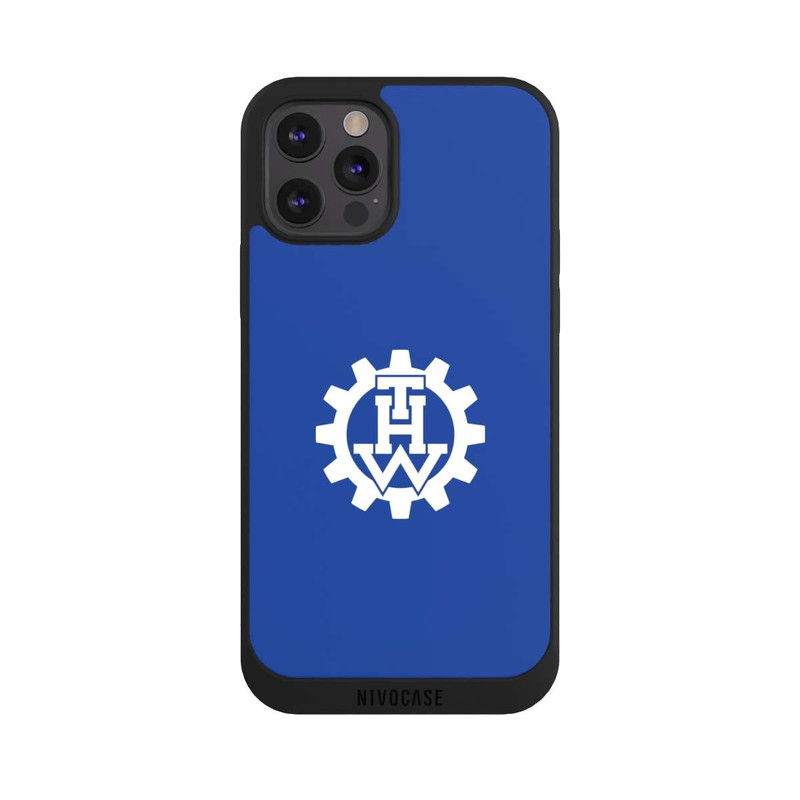 iPhone 12 Pro Max NIVOpure THW Logo Blau