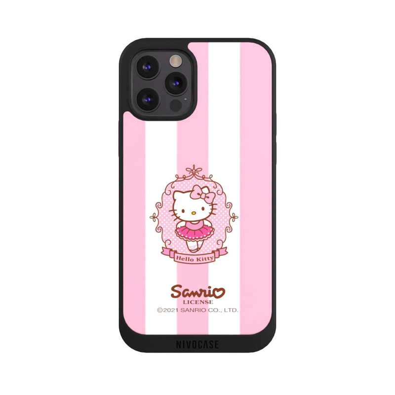 iPhone 12 Pro Max NIVOpure Ballerine Hello Kitty à rayures