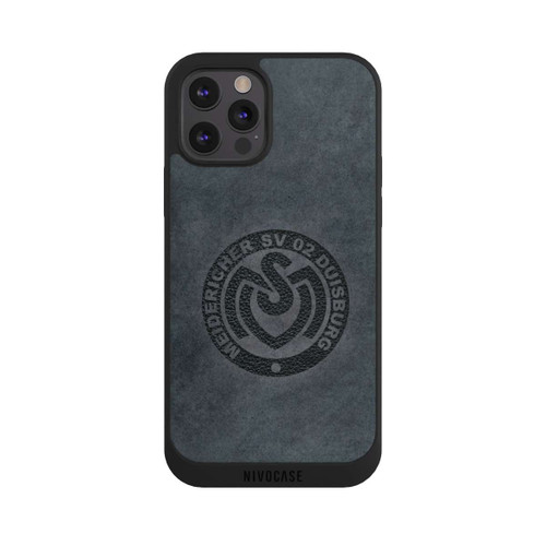 Apple iPhone 12 Pro Max NIVOpure Leder und Beton MSV