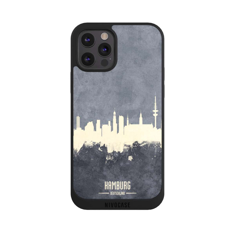 iPhone 12 Pro Max NIVOpure Hamburg Skyline Grau