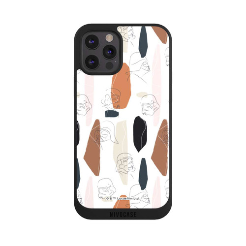 Apple iPhone 12 Pro Max NIVOpure Dunkle Seite Line Art