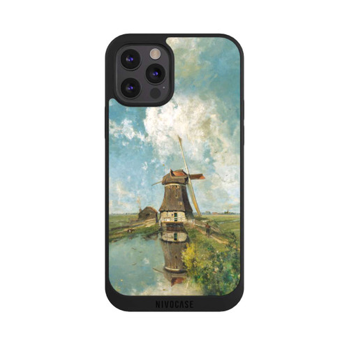 Apple iPhone 12 Pro Max NIVOpure A Windmill on a Polder Waterway