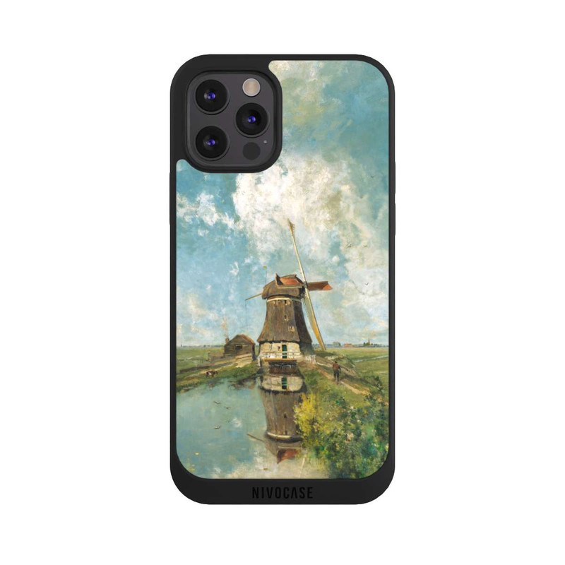 iPhone 12 Pro Max NIVOpure A Windmill on a Polder Waterway