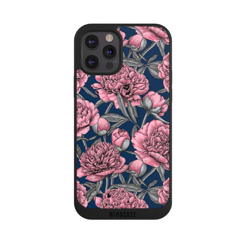 Apple iPhone 12 Pro Max NIVOpure Jardin de pivoines de nuit 4