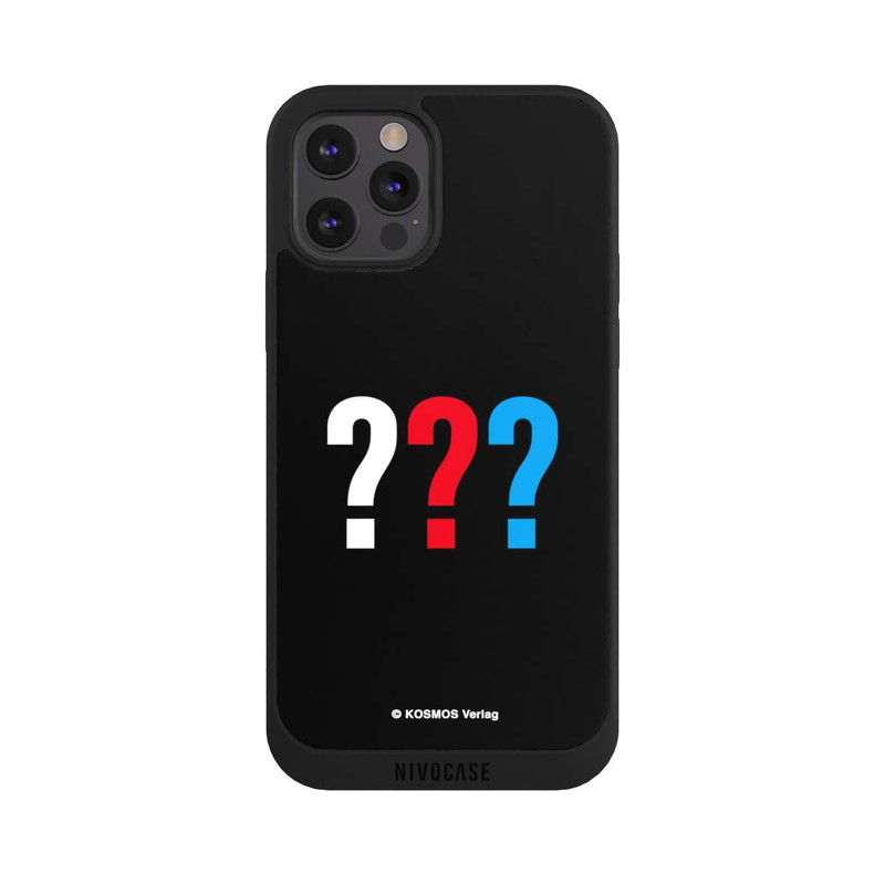 iPhone 12 Pro Max NIVOpure Drei Fragezeichen Logo