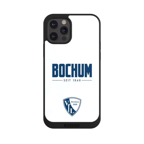 Apple iPhone 12 Pro Max NIVOpure VfL Bochum Graues Muster