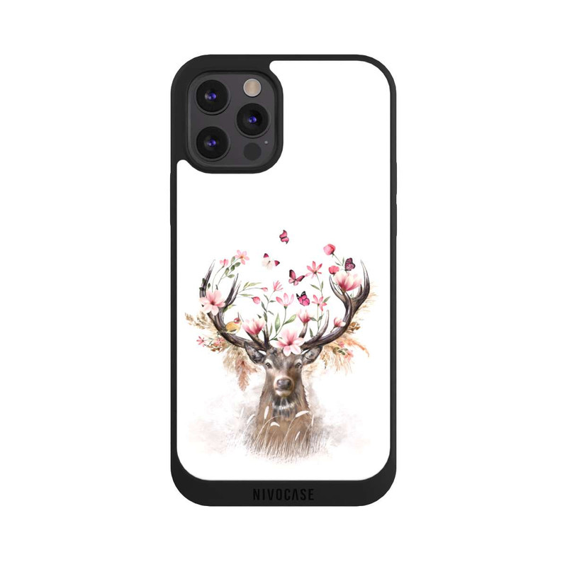 iPhone 12 Pro Max NIVOpure Hirsch Blumen Geweih