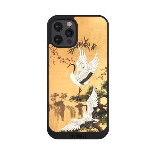 Apple iPhone 12 Pro Max NIVOpure Cranes Gold Japan 2