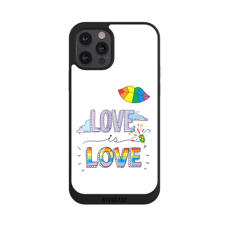 iPhone 12 Pro Max NIVOpure Love is Love Arc-en-ciel