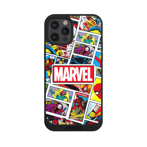 Apple iPhone 12 Pro Max NIVOpure Marvel Comic Pattern