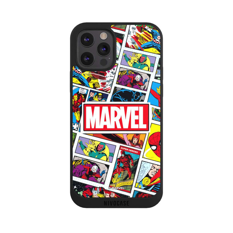 iPhone 12 Pro Max NIVOpure Marvel Comic Pattern