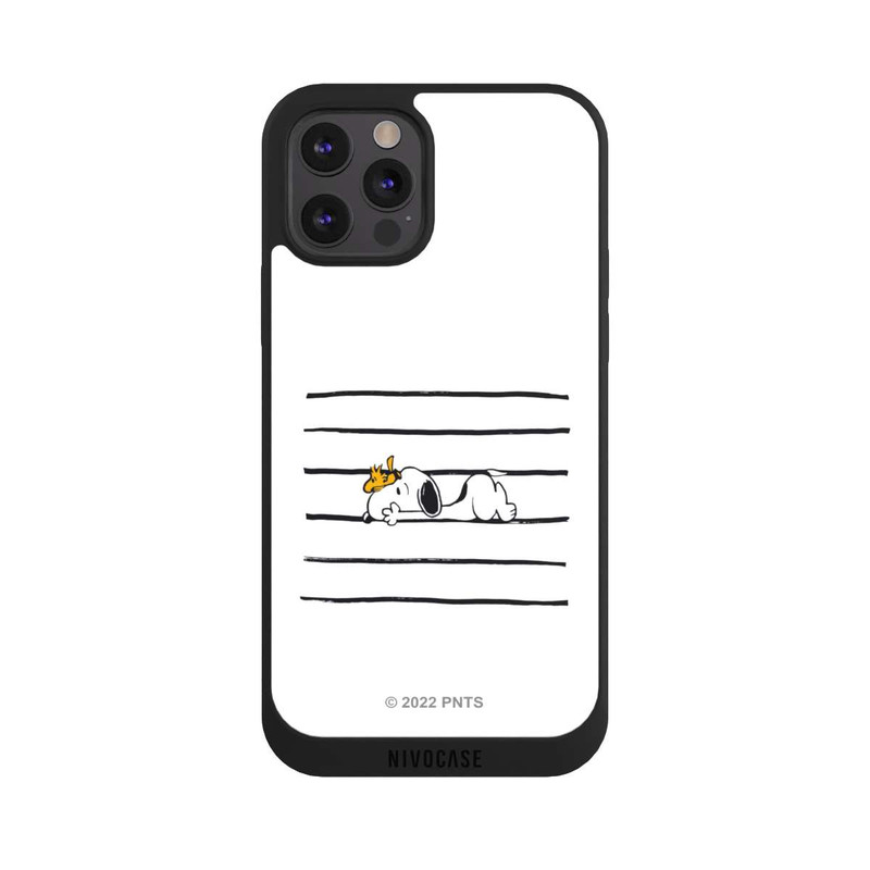 iPhone 12 Pro Max NIVOpure Snoopy & Woodstock Lignes