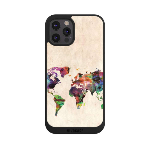 Apple iPhone 12 Pro Max NIVOpure Carte du monde de Michael Tompsett